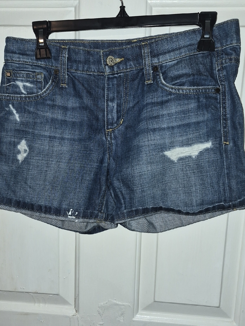 Joe's Jeans Vintage Reserve Distressed Samara denim shorts Size 25